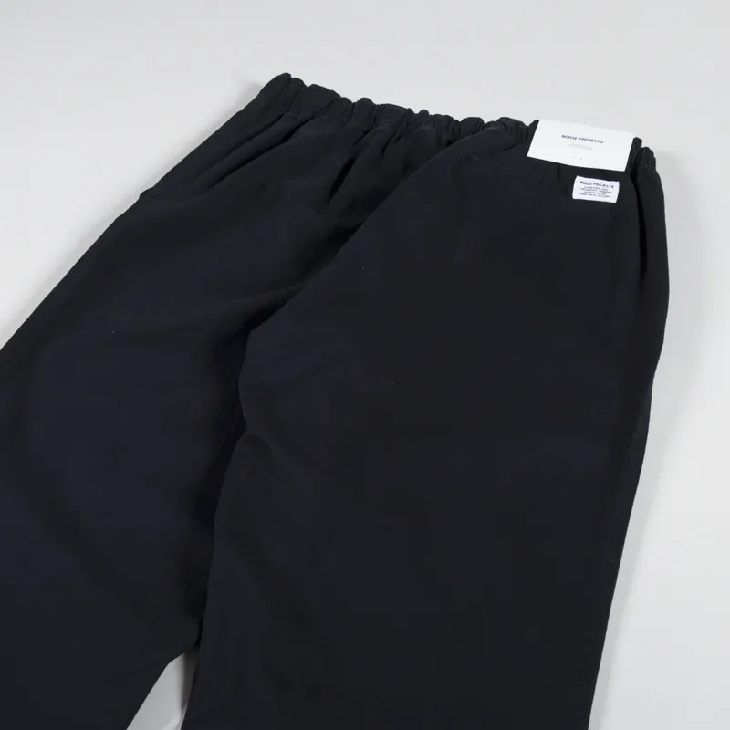 Norse Projects Ezra Light Stretch Pants Black-3