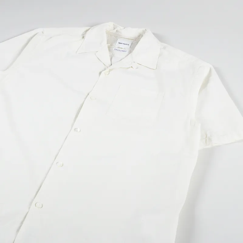 Norse Projects Carsten Tencel Shirt Enamel White-1