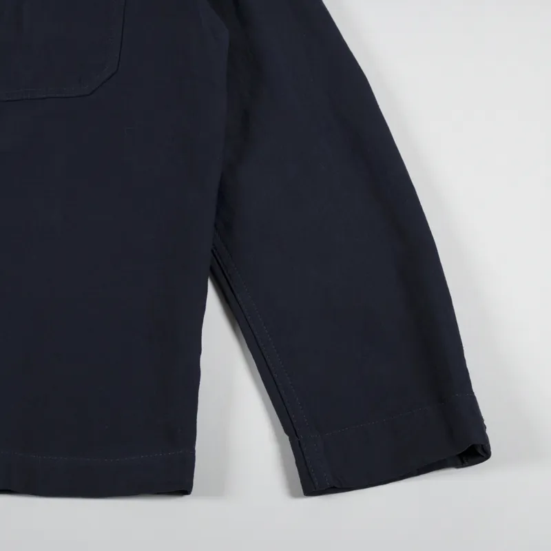 Norse Projects Tyge Cotton Linen Overshirt Dark Navy-8