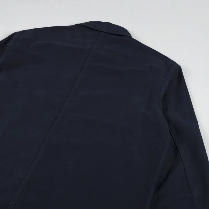 Norse Projects Tyge Cotton Linen Overshirt Dark Navy-5