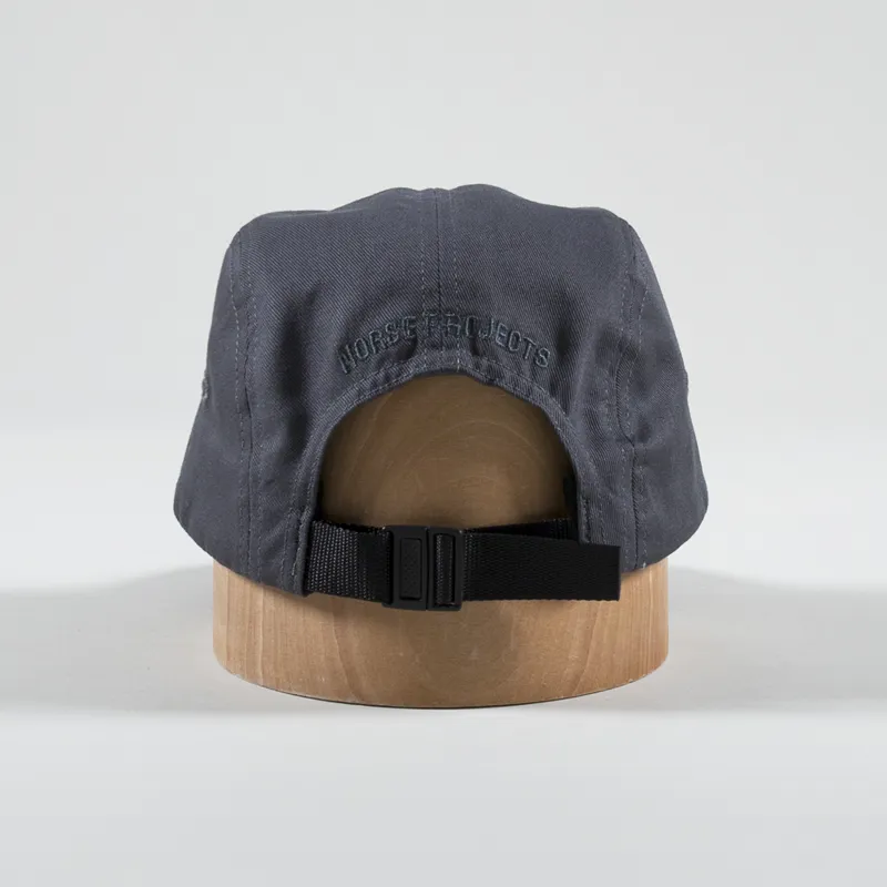 Norse Projects Twill 5 Panel Cap Magnet Grey-3