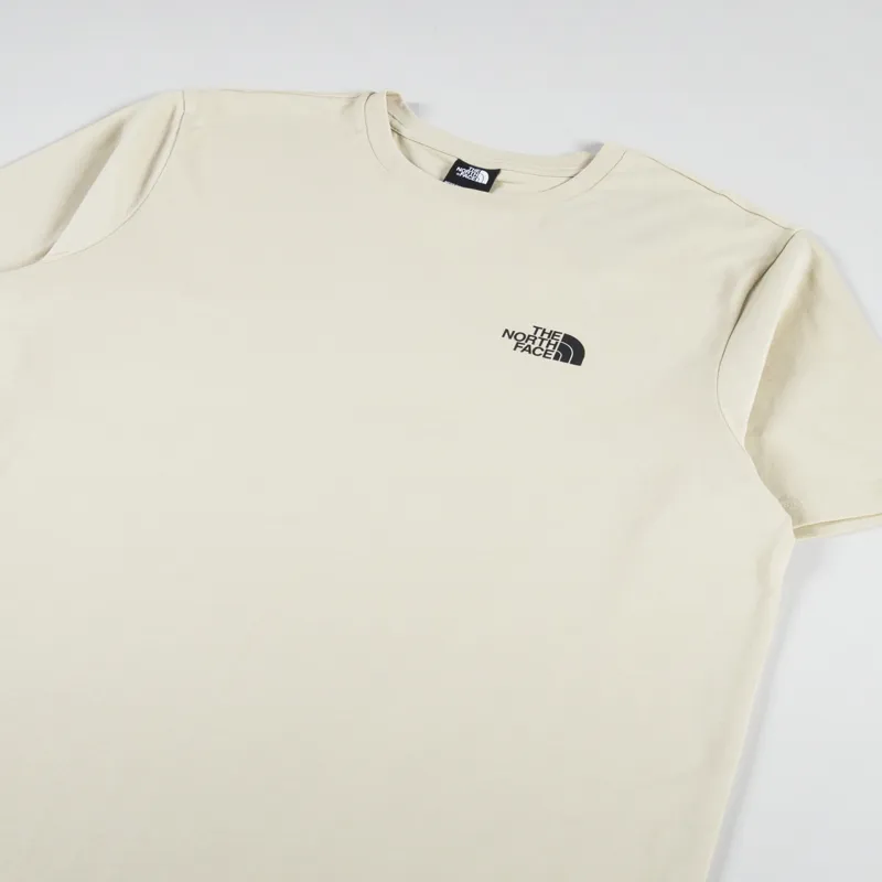 The North Face TNF Mens Simple Dome T Shirt Tee Gravel Beige
