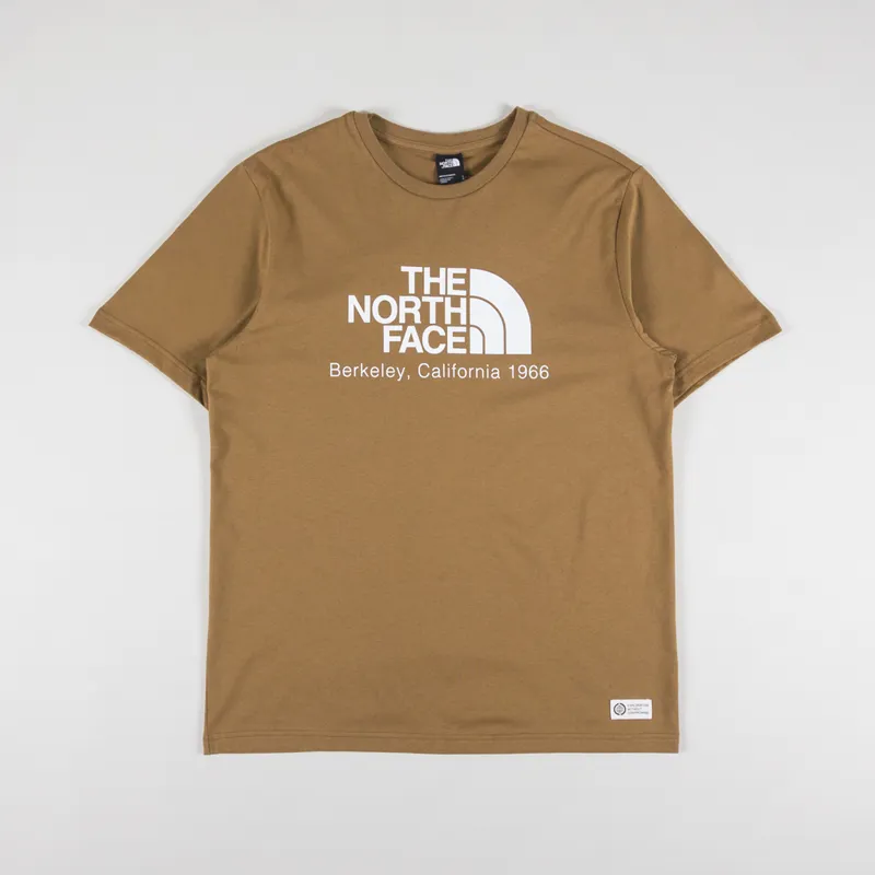 The North Face Berkeley California T Shirt Utility Brown