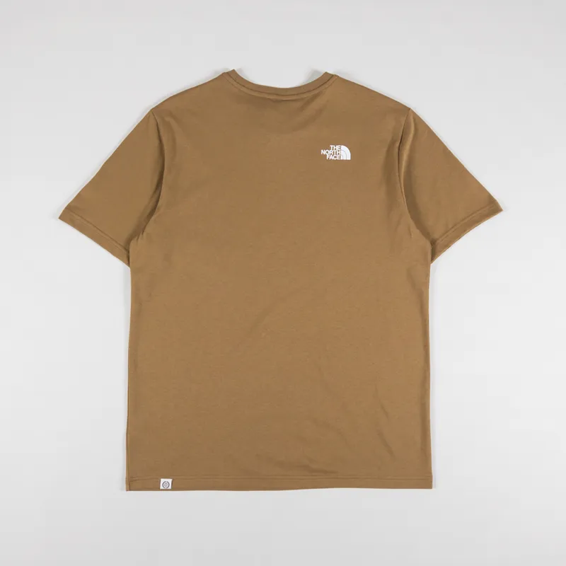 The North Face Berkeley California T Shirt Utility Brown-1