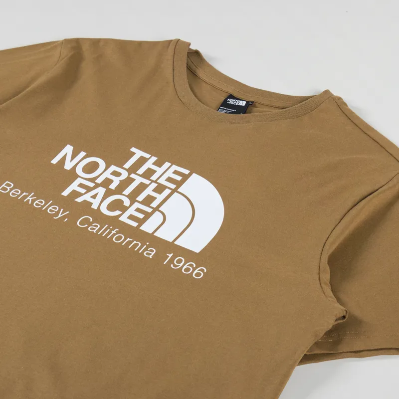 The North Face Berkeley California T Shirt Utility Brown-2
