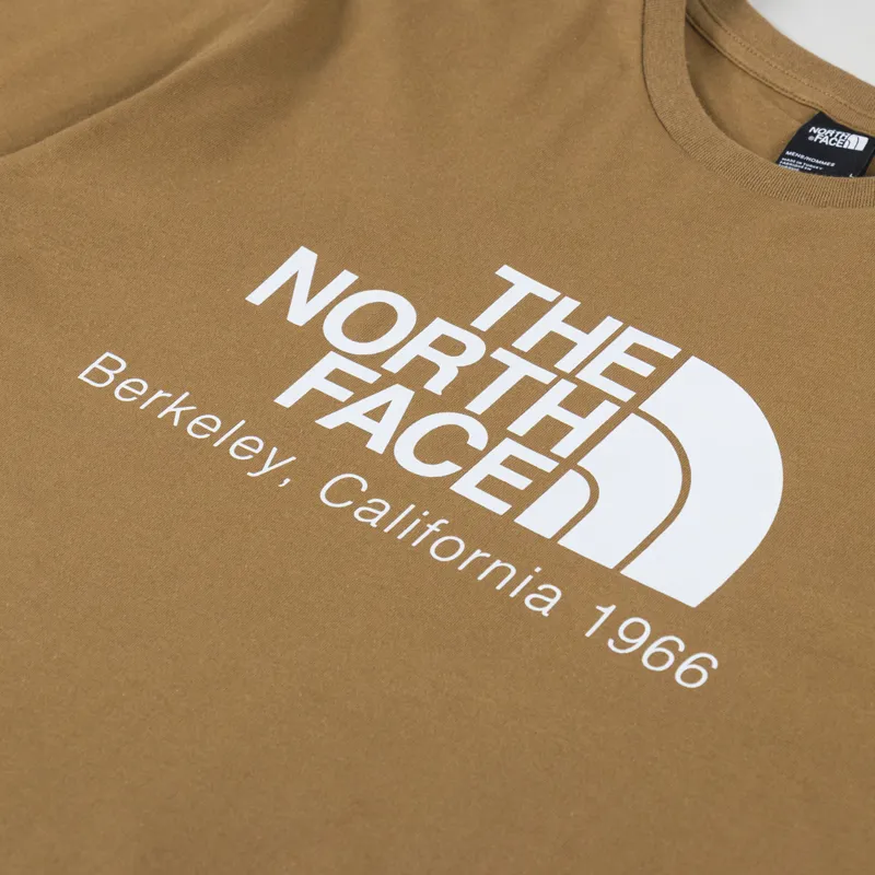 The North Face Berkeley California T Shirt Utility Brown-4