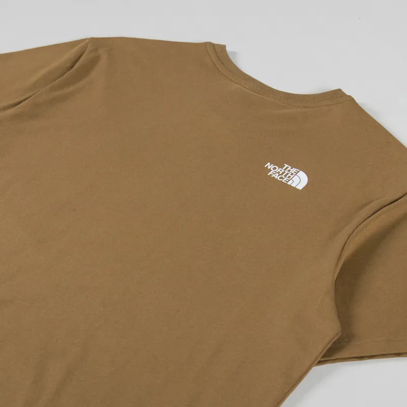 The North Face Berkeley California T Shirt Utility Brown-3