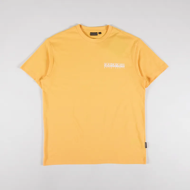 Napapijri Boyd T Shirt Yellow Kumquat-1
