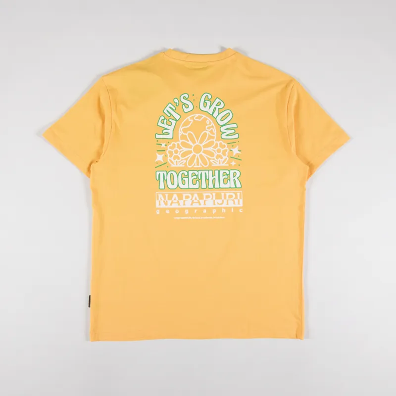 Napapijri Boyd T Shirt Yellow Kumquat