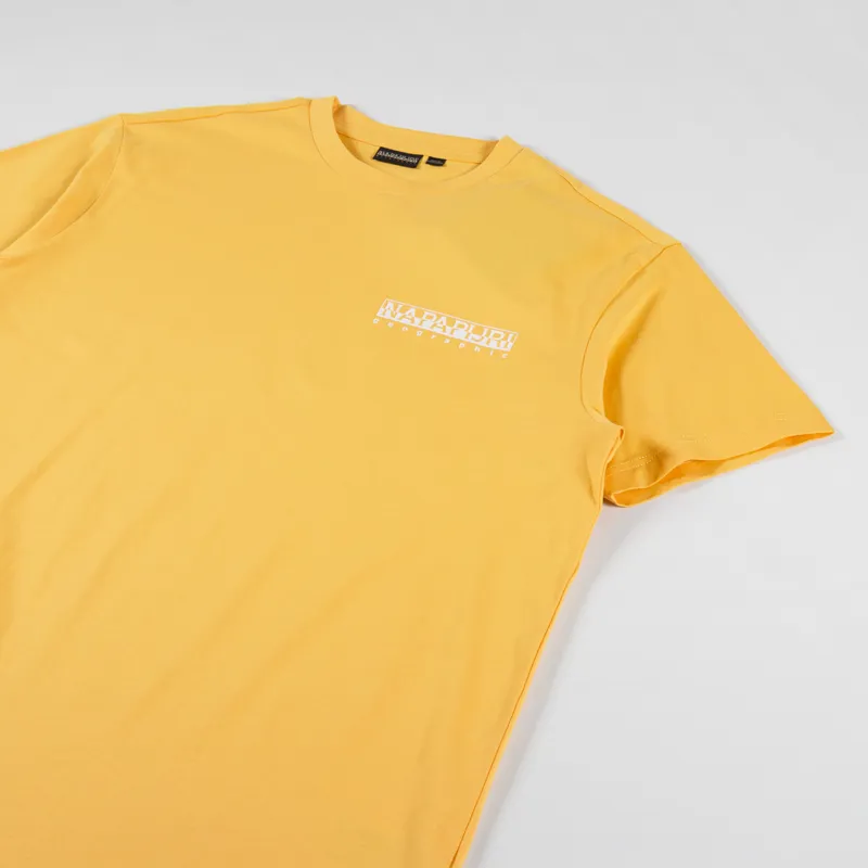 Napapijri Boyd T Shirt Yellow Kumquat-3