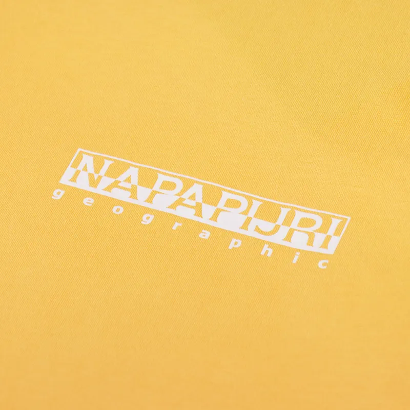 Napapijri Boyd T Shirt Yellow Kumquat-5