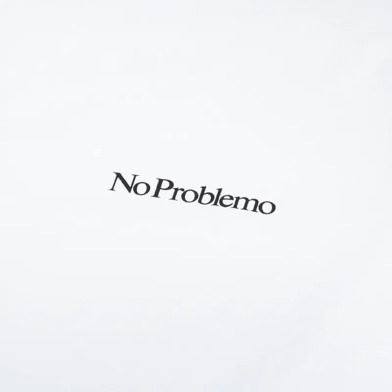 No Problemo Mini Problemo Long Sleeve T Shirt White-6