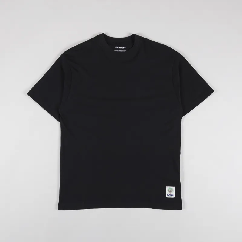 Butter Goods Organic T Shirt Black