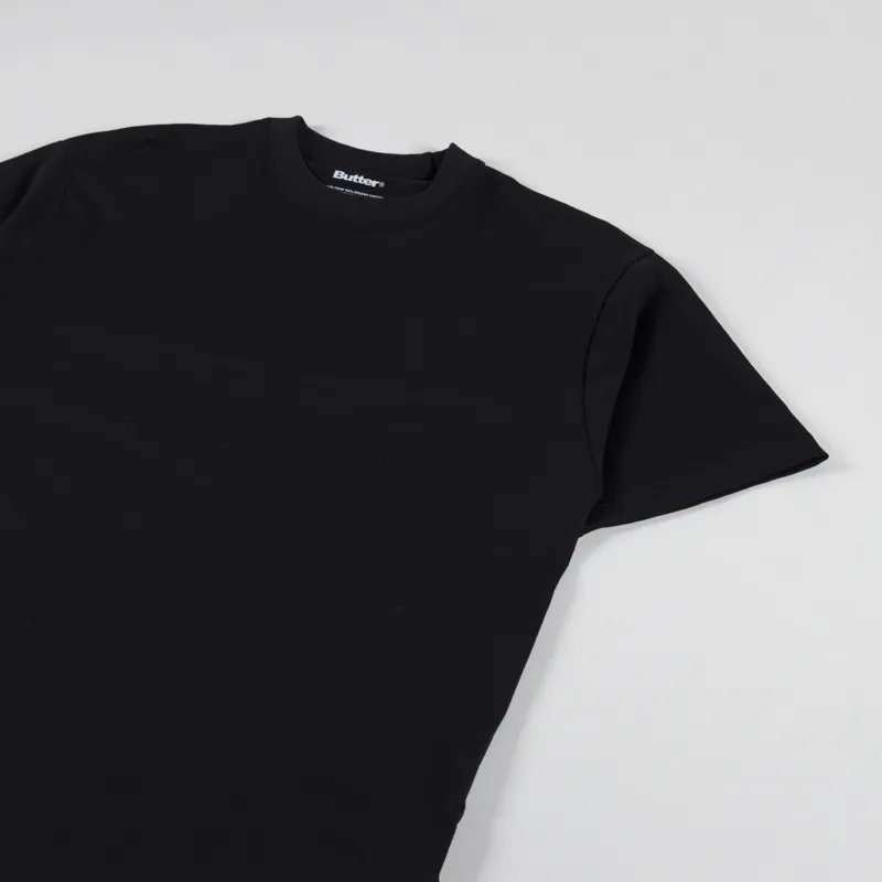 Butter Goods Organic T Shirt Black-1