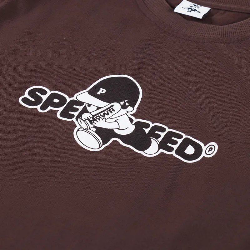 Pawa Speed Sports Speed T Shirt Chocolate-2