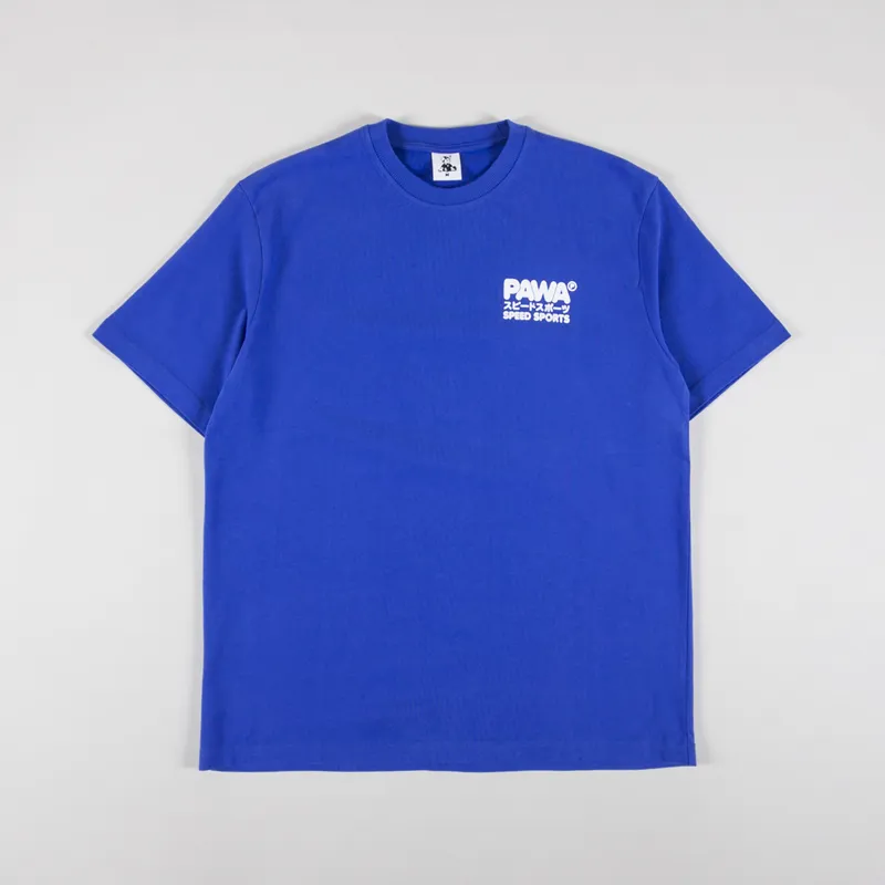 Pawa Speed Sports Racing T Shirt Pawa Blue-1