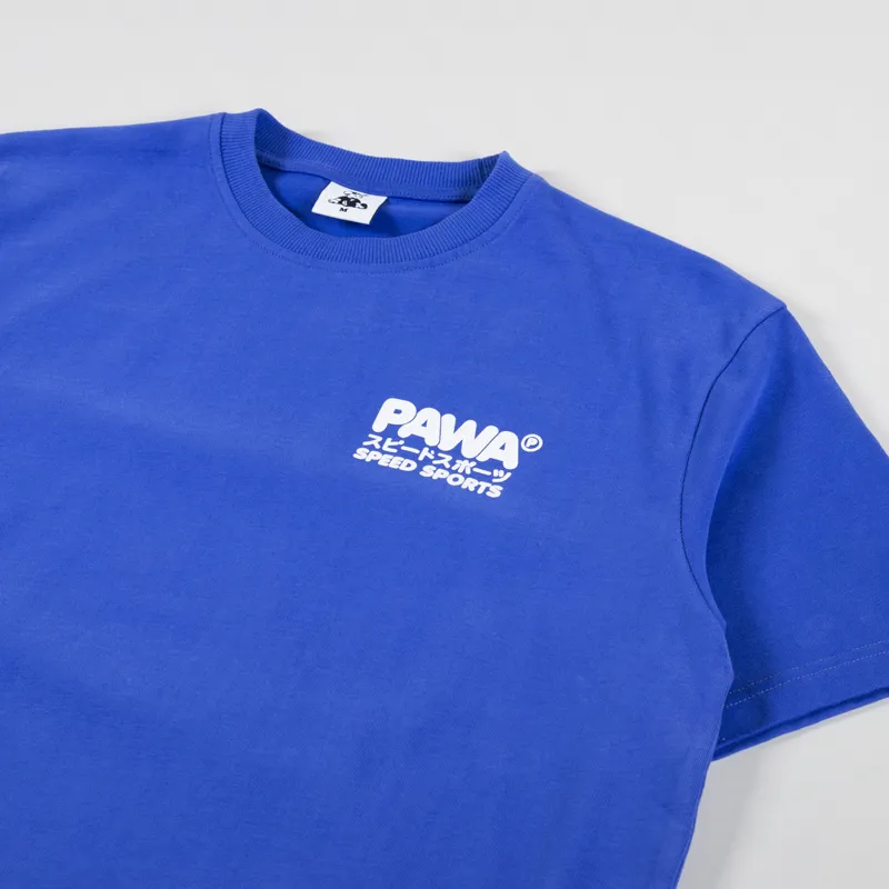 Pawa Speed Sports Racing T Shirt Pawa Blue-3