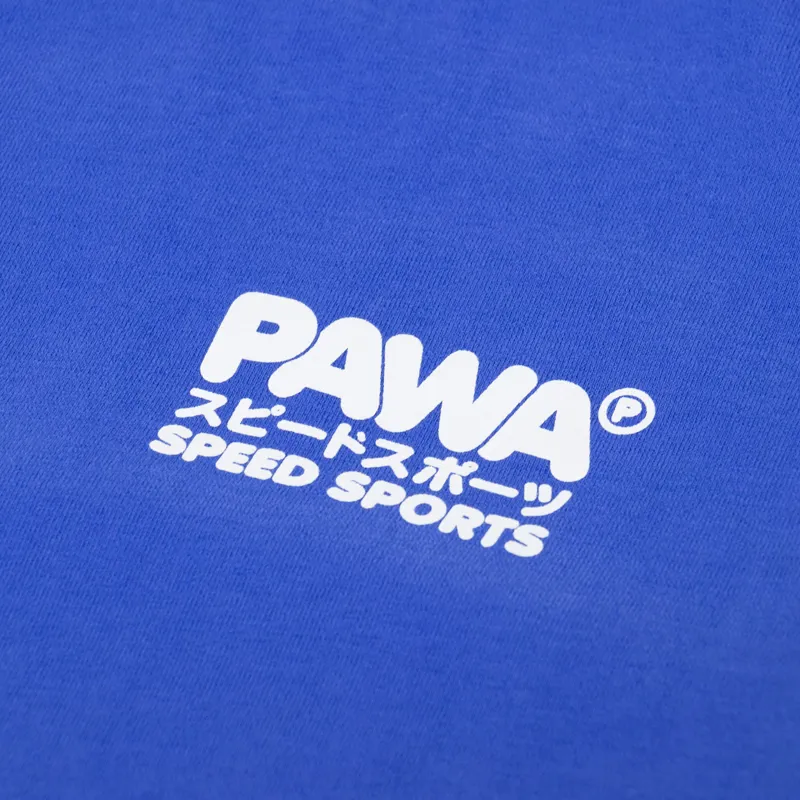 Pawa Speed Sports Racing T Shirt Pawa Blue-5