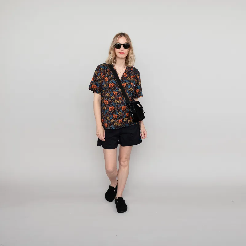 Kavu Womens Totally Beachin Shorts Black-1