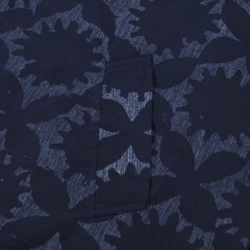 Universal Works Windcheater Sun Print Jacket Navy-7