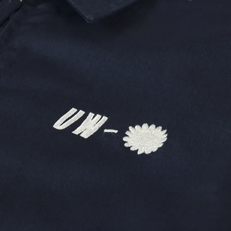 Universal Works Embroidered Windcheater Jacket Navy-5