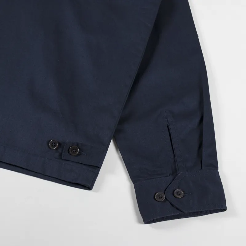 Universal Works Embroidered Windcheater Jacket Navy-7