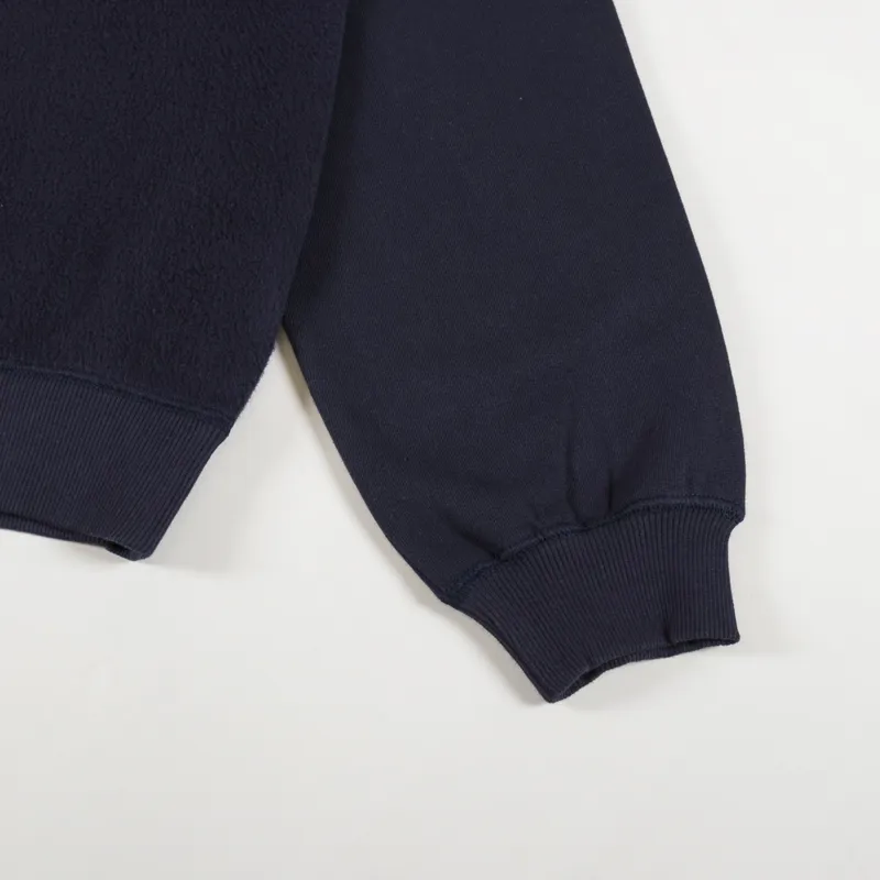 Universal Works Hotel Deluxe Crew Sweat Navy-6