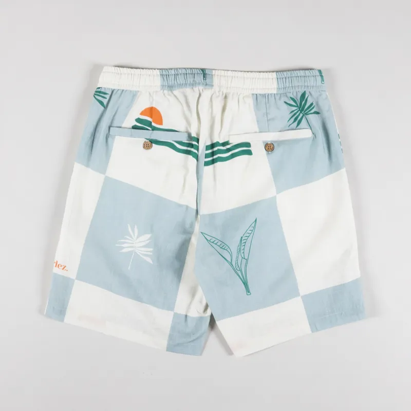 Parlez Cabo Shorts Sea Mist-1