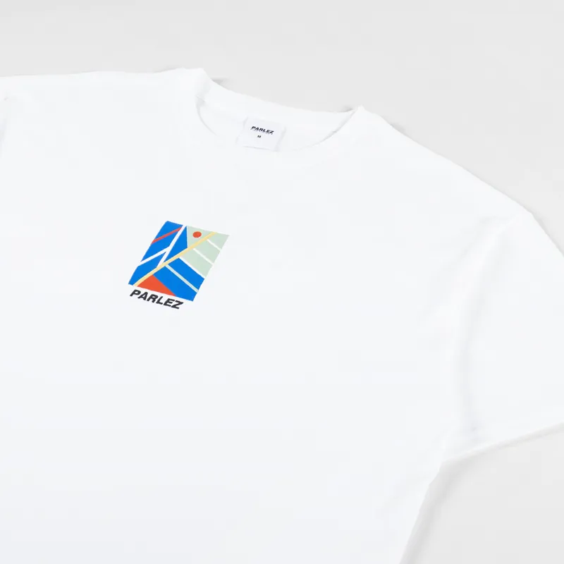 Parlez Graft Oversized T Shirt White-1