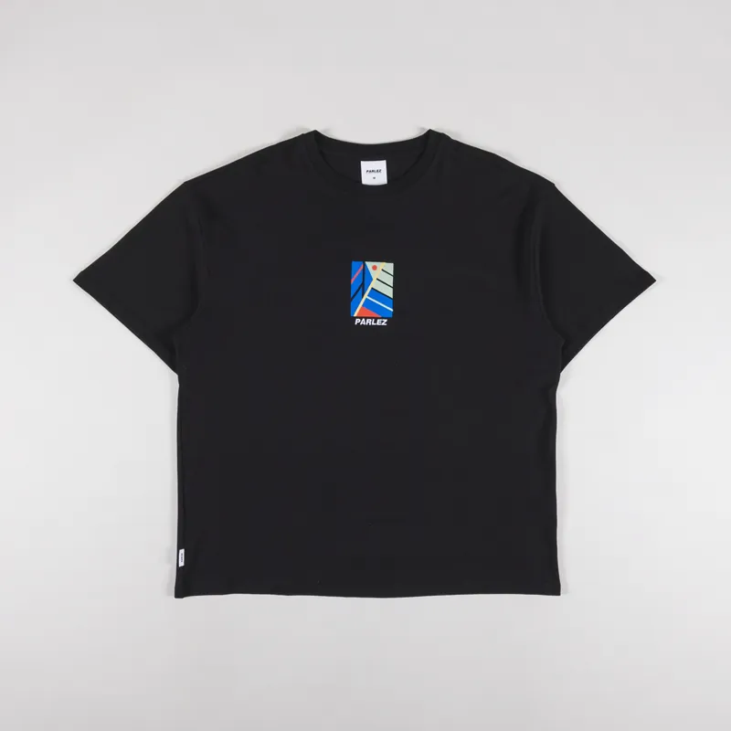 Parlez Graft Oversized T Shirt Black