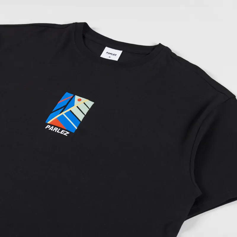 Parlez Graft Oversized T Shirt Black-1