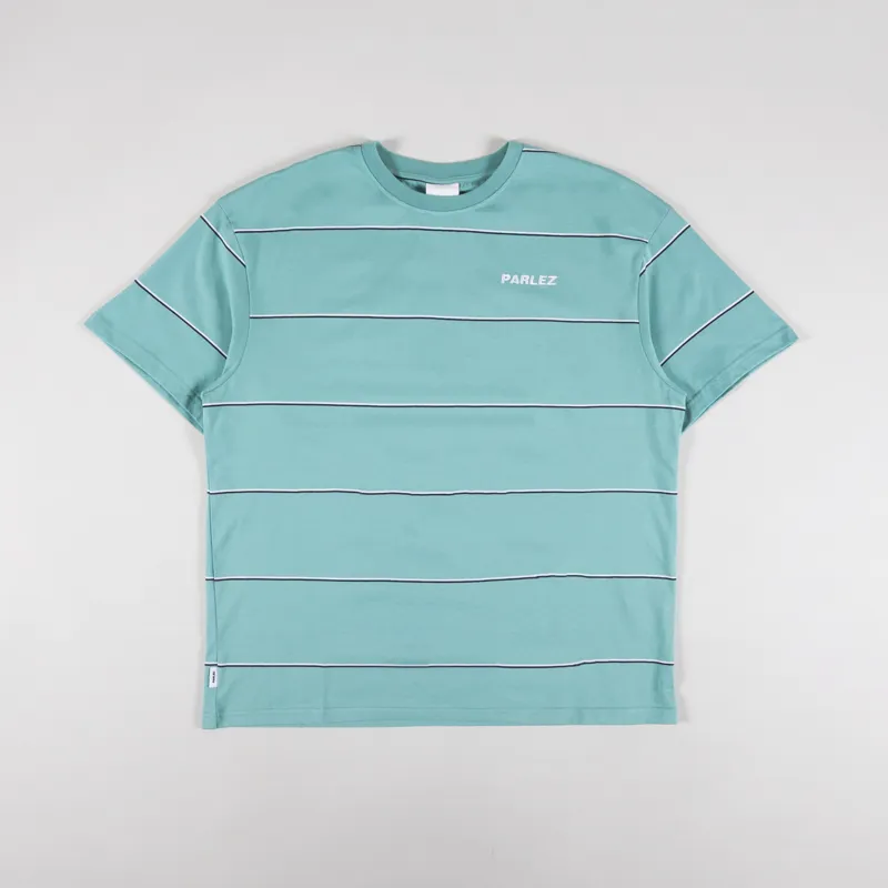 Parlez Bataka Oversized Stripe T Shirt Sea Mist