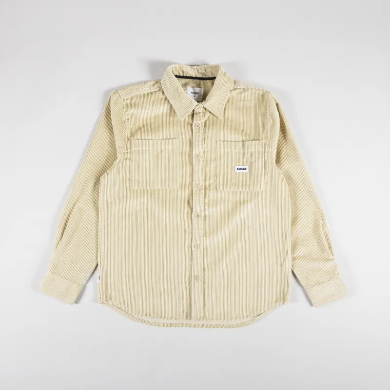 Parlez Track Cord Shirt Ecru