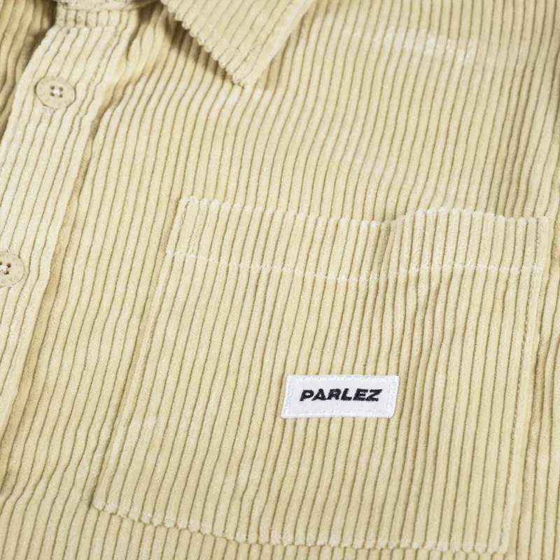 Parlez Track Cord Shirt Ecru-7