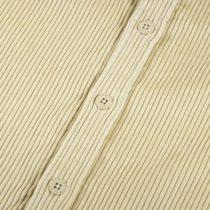 Parlez Track Cord Shirt Ecru-8