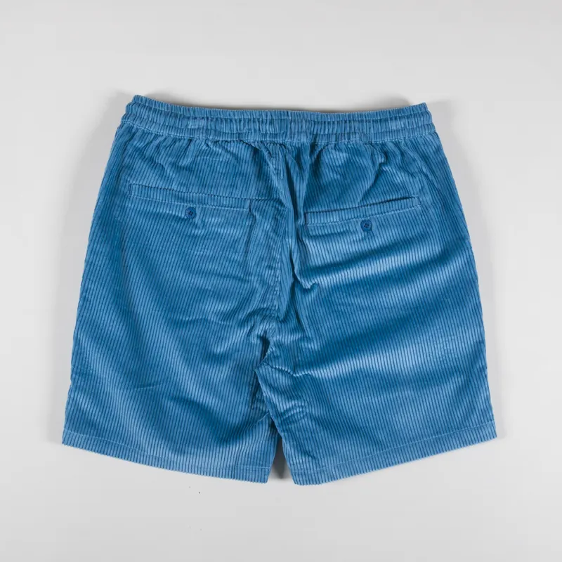 Parlez Campbell Cord Shorts Dusty Blue-1