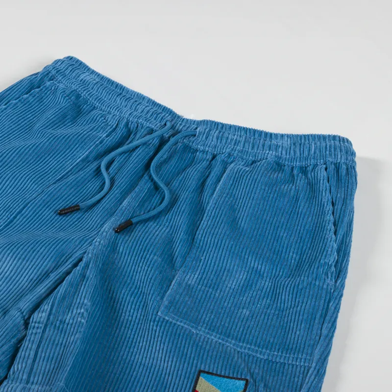 Parlez Campbell Cord Shorts Dusty Blue-2