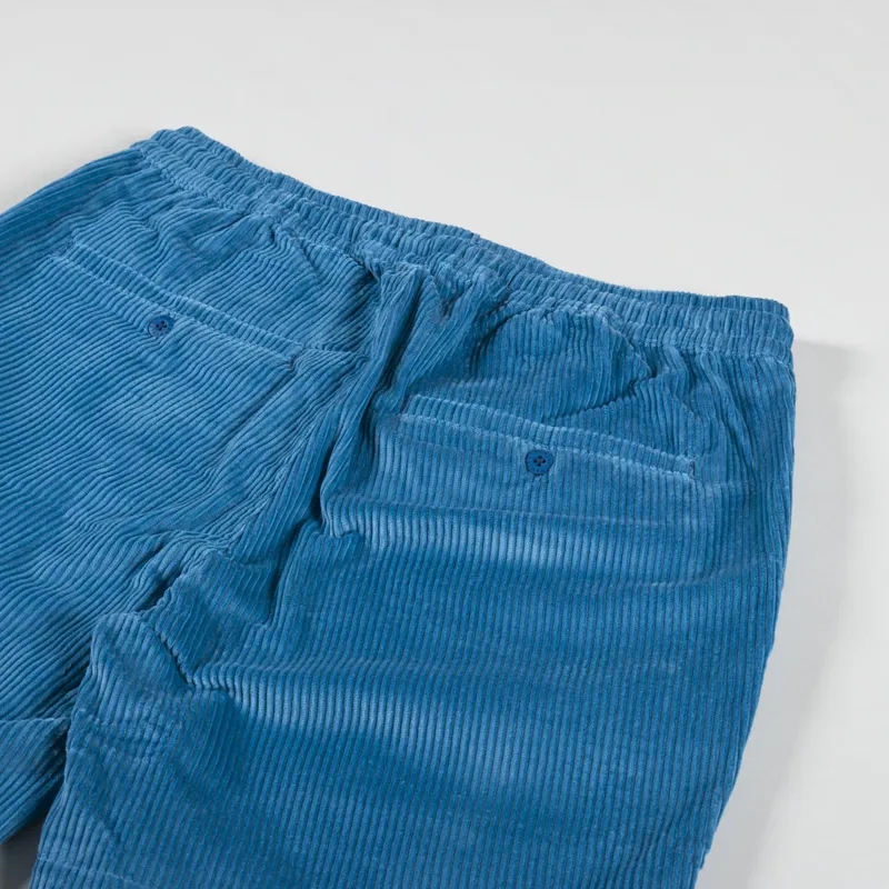 Parlez Campbell Cord Shorts Dusty Blue-3
