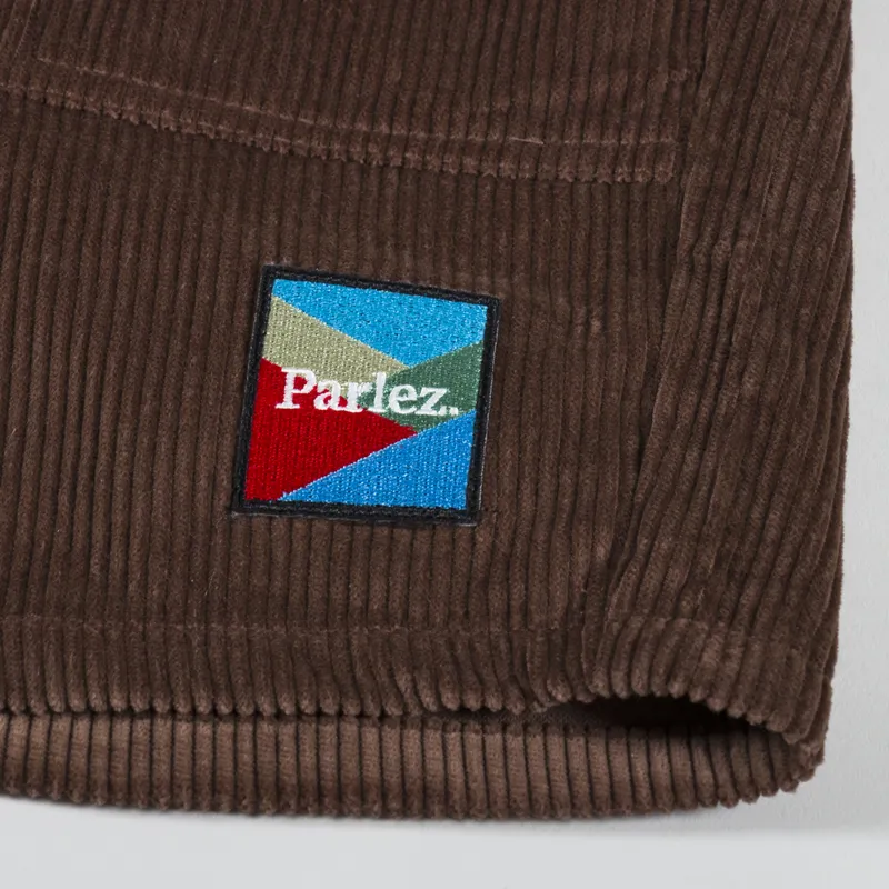 Parlez Campbell Cord Shorts Brown-4