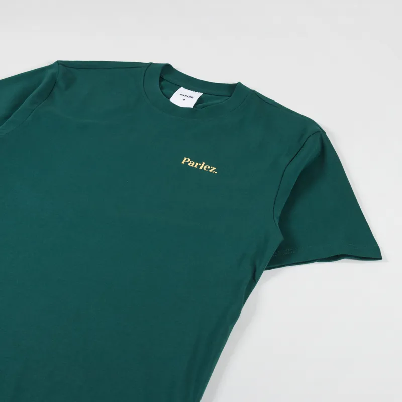 Parlez Reefer T Shirt Deep Green-3