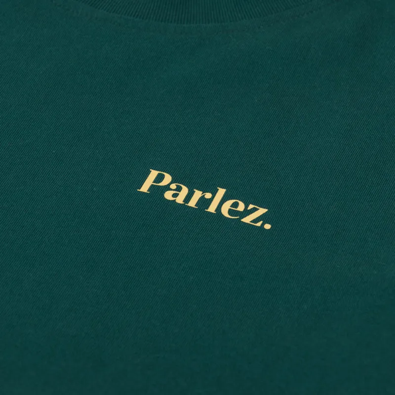 Parlez Reefer T Shirt Deep Green-5