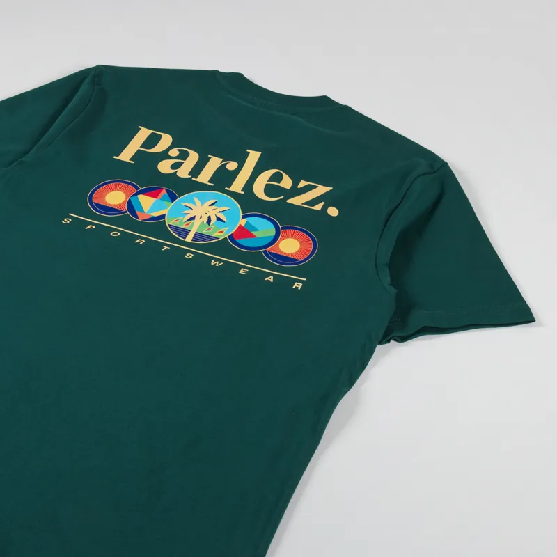 Parlez Reefer T Shirt Deep Green-2