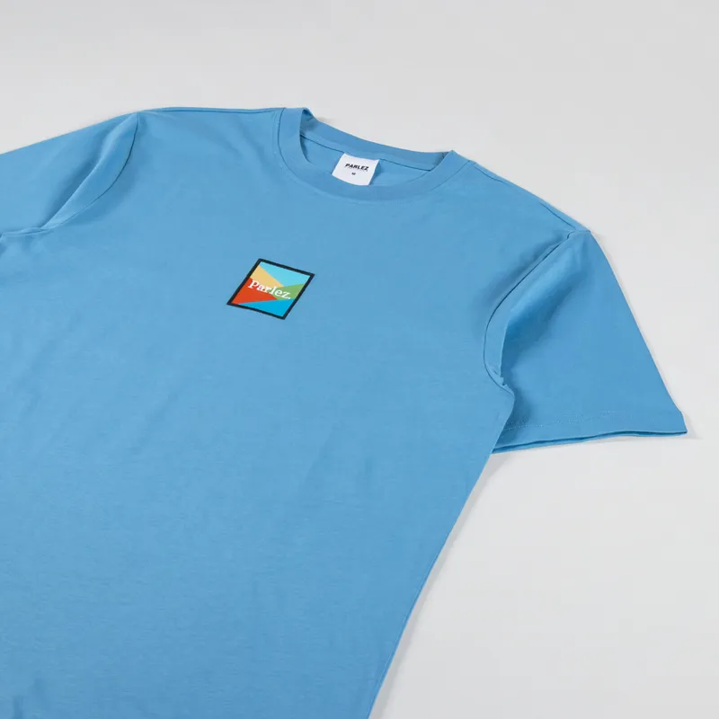 Parlez Boscobel T Shirt Dusty Blue-1