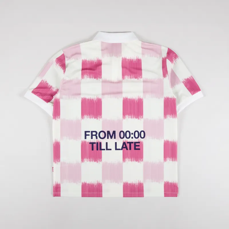 Pompeii Pacha Football Shirt Pink White-1