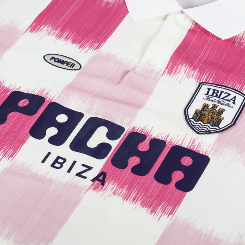 Pompeii Pacha Football Shirt Pink White-4