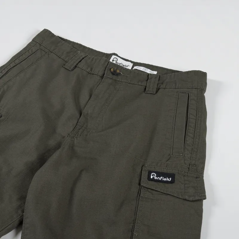 Penfield P Bear Cargo Shorts Forest Night-2