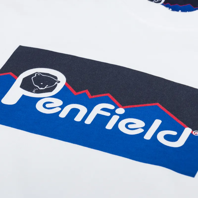 Penfield Original Large Logo T Shirt Bright White-2
