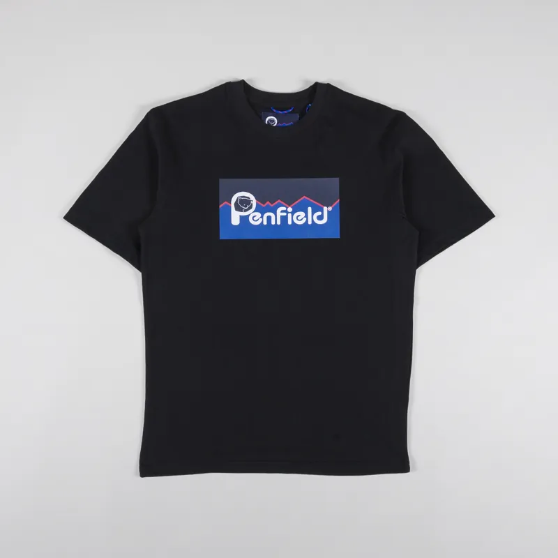 Penfield Original Large Logo T Shirt Black