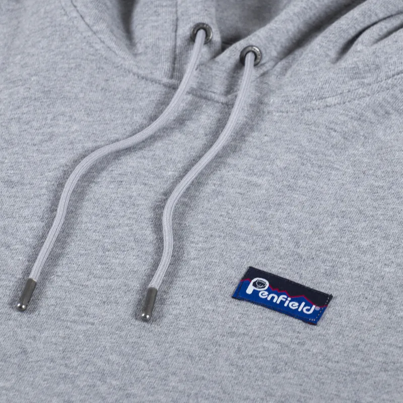 Penfield Original Logo Hoodie Athletic Grey Heather-4