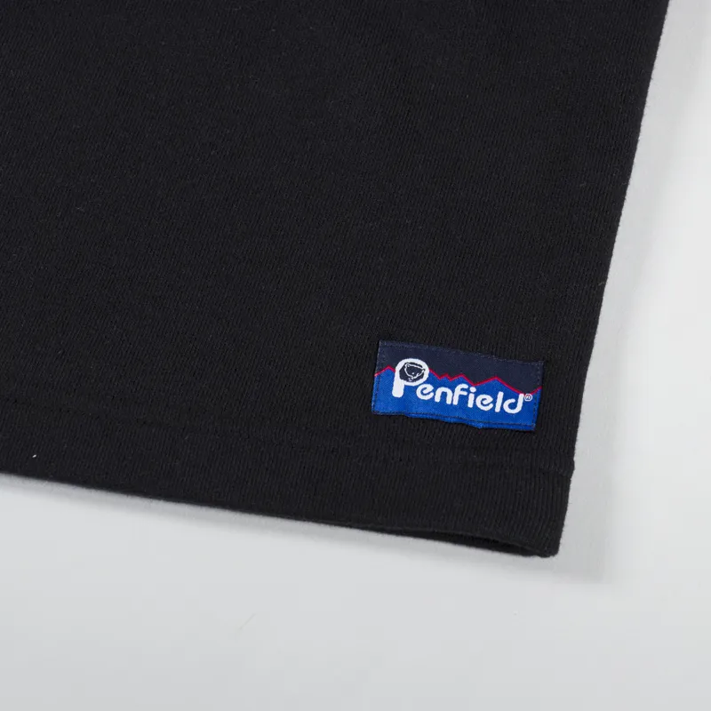 Penfield Original Logo Shorts Black-4